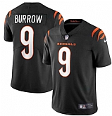 Nike Bengals 9 Joe Burrow Black Vapor Limited Jersey,baseball caps,new era cap wholesale,wholesale hats